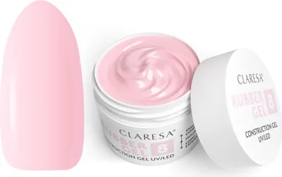 Obrázek produktu pro Claresa Rubber gel 8 Ballerina pink 90gr.