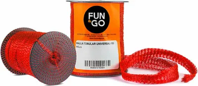 Image de Filet Tubulaire Rouge 25m Emballage Alimentaire Polyvalent - Fun And Go