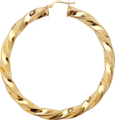 Image de Boucles d'Oreilles Femme Or 375/1000 - 50mm; TRS11407MM50