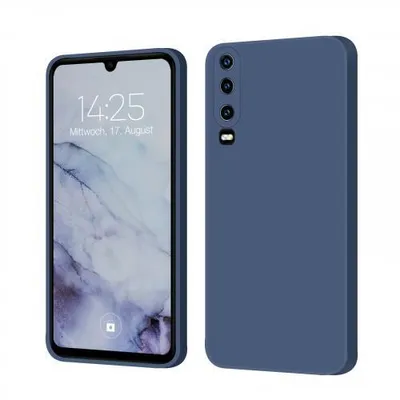 Produktbild von Liquid Silikon Hülle Für Smartphones - Farbe: Lavendelblau - Modellkompatibilität: Für Huawei P30