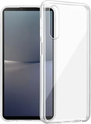 Produktbild von Cadorabo Hülle für Sony Xperia 10 V in VOLL TRANSPARENT Schutzhülle aus flexiblem TPU Silikon Back Case Cover Etui Handy Hülle