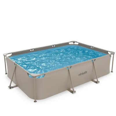 Produktbild von VirtuFit Rechteckpool 300 x 210 x 66 cm Beige ohne Pumpe