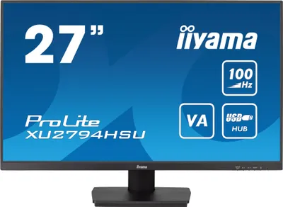 Obrázek produktu pro iiyama ProLite XU2794HSU-B6, 68,6 cm (27"), 1920 x 1080 px, Full HD, 1 ms, Černá