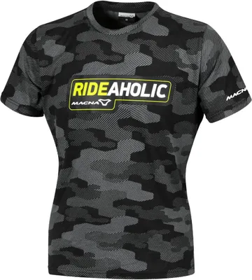 Immagine prodotto di Maglietta Macna Dazzle Rideaholic, nero/mimetico, 3XL