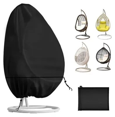 Produktbild von Hängesessel Abdeckung 190x115cm Oxford 210D Wasserdicht Schwarz
