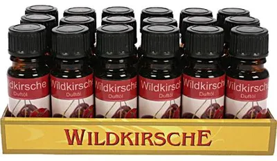 Produktbild von ELINA Duftöl Wildkirsche 10ml in Glasflasche