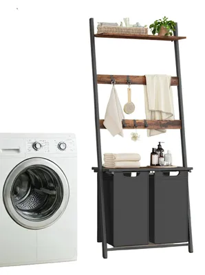 Produktbild von Wäschesortierer – Wäscheorganisator – Aufbewahrungsregal – platzsparend – 73 x 33 x 177 cm