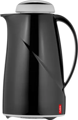 Produktbild von Helios Isolierkanne Wave 1,0 l schwarz, spülmaschinenfest