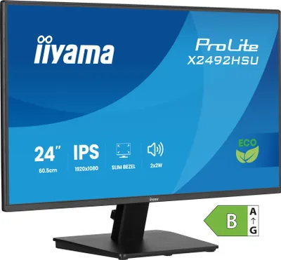 Iiyama ProLite X2492HSU-B1 - LED-Monitor - 61 cm (24")