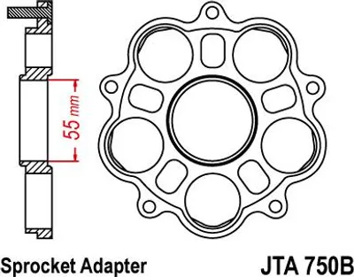 Productafbeelding van JTSPROCKETS - Achtertandwiel