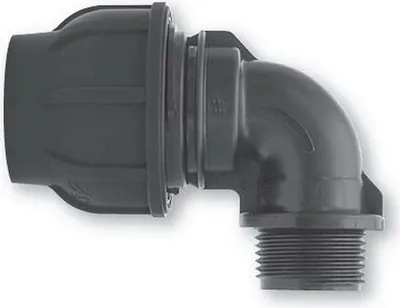 Obrázek produktu pro Gebo Plast koleno 90° 63 mm x AG 2"