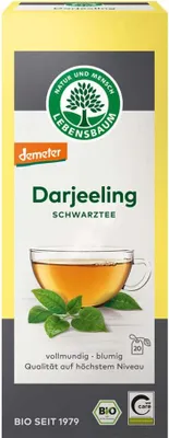 Produktbild von LEBENSBAUM - Darjeeling Ambootia, Schwarztee - 20x2g