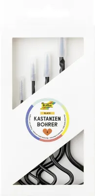 Obrázok produktu pre Sada 4 vrtákov "Kastanien" rôznych veľkostí, ideálna na kreatívne projekty