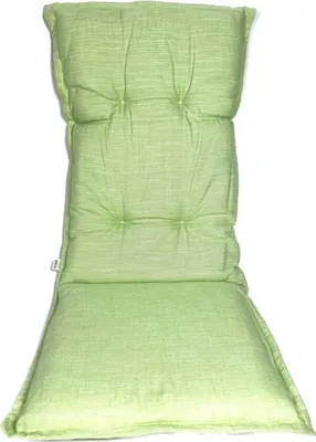 Produktbild von Madison Tuinstoelkussen hohe Rückenlehne 50x123 cm Melange Grün, wasserabweisend, 7 cm dick, 50% Baumwolle, 50% Polyester
