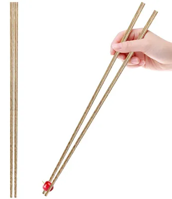 Essstäbchen-Set, 2 Paar, 42 cm, Holz, spülmaschinengeeignet, Hotpot