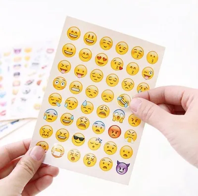 Image de Jumada's - Emoticons Sticker Sheet - Whatsapp Emojis - 912 Stück