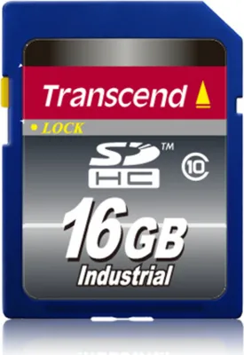 Produktbild von CARD TRANSCEND 16GB SDHC Card Class 10 Industrie
