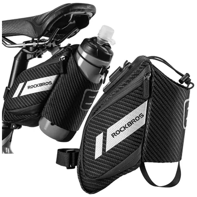 Obrázek produktu pro Rockbros C32BK brašna pod sedlo 1,5 l s kapsou na láhev - černá