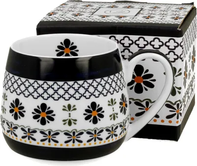 Produktbild von DUO ETNO 34400 Fassbecher 430 ml INDIGO New Bone China Porzellan