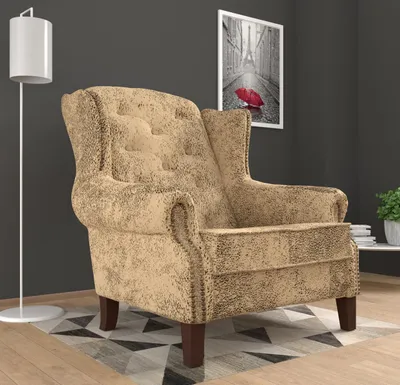 Obrázek produktu pro Ohrensessel Lounge Fernseh Club Polster Sitzer Sessel Design Couch Sofa Relax