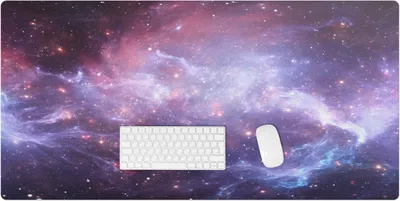 Produktbild von Weltraumnebel – Schreibtischunterlage – Rutschfeste Tischunterlage – Schreibtischmatte für Büro & Zuhause – Schreibunterlage – Mauspad – Tischmatte – 120 x 60 cm