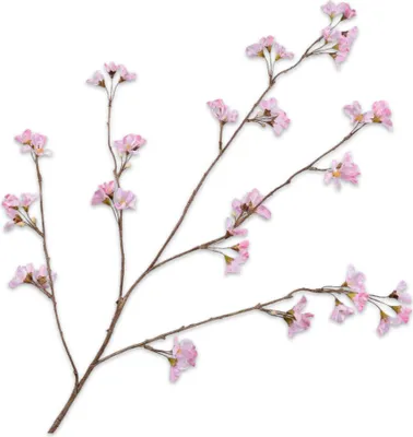 Produktbild von Silk-ka Kunstblume-Seidenblumen-Blütenzweig Rosa 114 cm