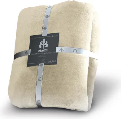 Produktbild von Irisette Kuscheldecke uni Relax 8900 Farbe sand-84 Größe 150x200 cm