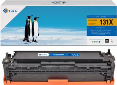 Obrázok produktu pre G&G kompatibilný toner s HP CF210X, Canon CRG731H, NT-PH210XBK, HP 131X, čierny, 2400s