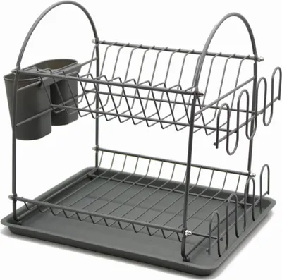 Produktbild von Abtropfgestell 32x32x26cm BRUNBESTE BB-3565 Grau