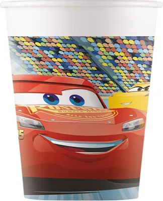 Obrázek produktu pro Papírové kelímky - Blesk McQueen, Cars 8 ks