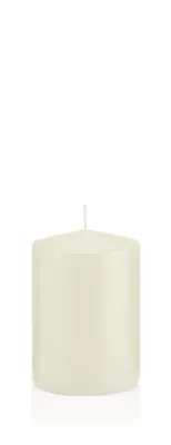 Produktbild von INNA-Glas Wachskerze Maeva, Elfenbein, 10cm, Ø 7cm, 42h - Germany - Stumpenkerze - Windlicht Kerze