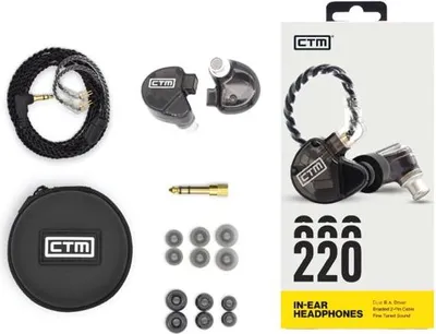 Immagine prodotto di CTM CE220 Cuffie Monitor In Ear Grigio