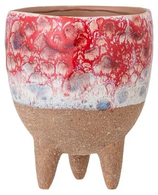 Produktbild von Bloomingville Blumentopf LARON Rot 15 cm Keramik Pflanztopf