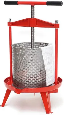 Produktbild von FRUCHTPRESSE 14L + Presstuch FP14T - Obstpresse Beerenpresse Weinpresse Saftpresse Apfelwein Maischepresse