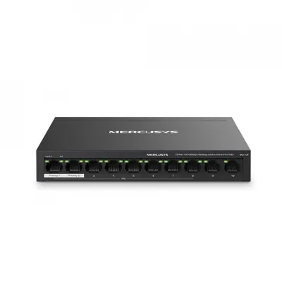 Produktbild von Mercusys MS110P Netzwerk-Switch Managed Fast Ethernet (10/100) Power over Ethernet (PoE) Schwarz