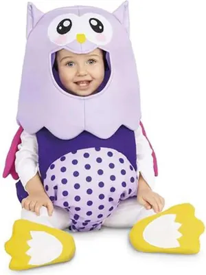 Obrázek produktu pro Mom Balónová soví dětská kostým fialová 12-24 měsíců fialová 12-24 měsíců