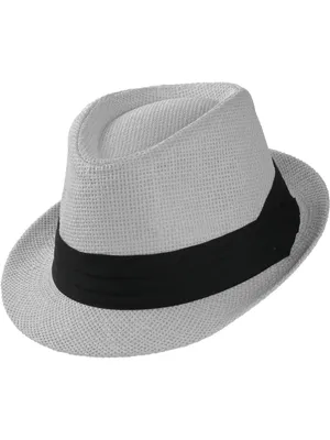 Produktbild von Trilby Hut in 3 Farben mit schwarzem Stoffband
