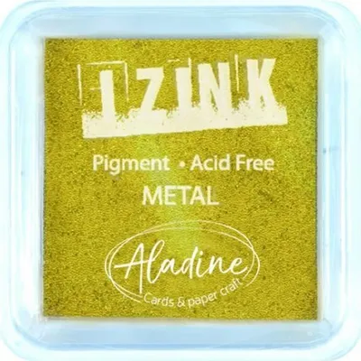 Produktbild von AladinE Izink pigment ink pad gold metal, Gold, Gold, Erwachsener, Unisex, 50 mm, 50 mm