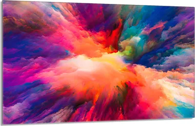 Produktbild von Glasschutzplatte für den Herd 80x52 Bunt