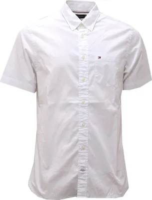 Image de 2991AF TOMMY HILFIGER REGULAR FIT chemise coton blanc homme