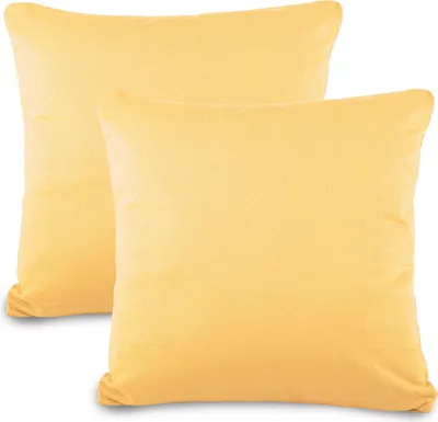 Produktbild von Doppelpack Classic Line Bezug 65x65 cremegelb Baumwolle Jersey