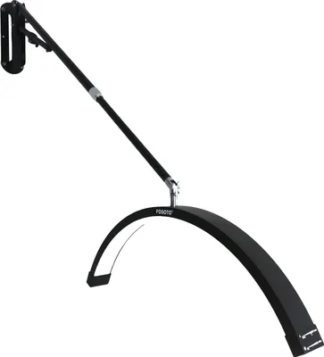 Obrázok produktu pre Nástenná polmesiacová lampa, výkon 40 W, nastaviteľná teplota farieb 3200K-5600K, čierna