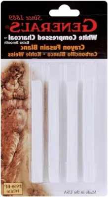 Productafbeelding van Gecomprimeerde Houtskool Sticks - Veelkleurig, 4 Stuks