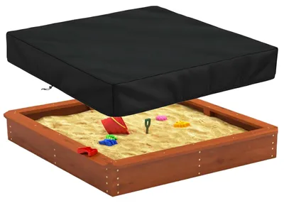 Produktbild von Wasserdichte Sandkastenabdeckung mit Schnur, 200 x 200 cm