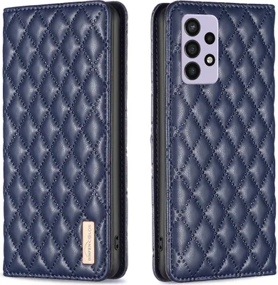 Image de Galaxy A72 Case, Elegant Flip Leather Case with Card Slots and Stand for Samsung Galaxy A72 5G / A72 4G blue