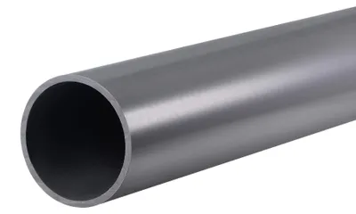 PVC Hartrohr 45,2x50 mm, 0,35 m, hellgrau