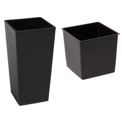 Immagine prodotto di imballaggio FINEZIA 190x190mm nero dentellato
