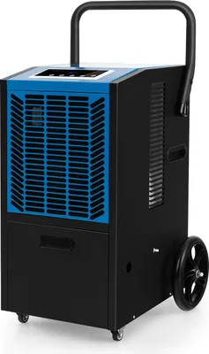 Produktbild von GOPLUS Luftentfeuchter 66 L/Tag, Bautrockner für Lager, Keller bis 418 m²/ mit Ablaufschlauch, Pumpe, Digitalanzeige & abnehmbarem Filter/Automatische Abschaltung / 24H Timer - Trocknungsgerät (Blau)
