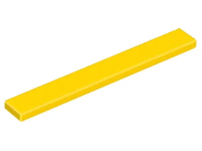 Produktbild von Lego® 1x8 Fliesen 4162 - 50 Stück Gelb