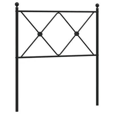 Immagine prodotto di Testiera di Ricambio in Metallo Nero 80 cm